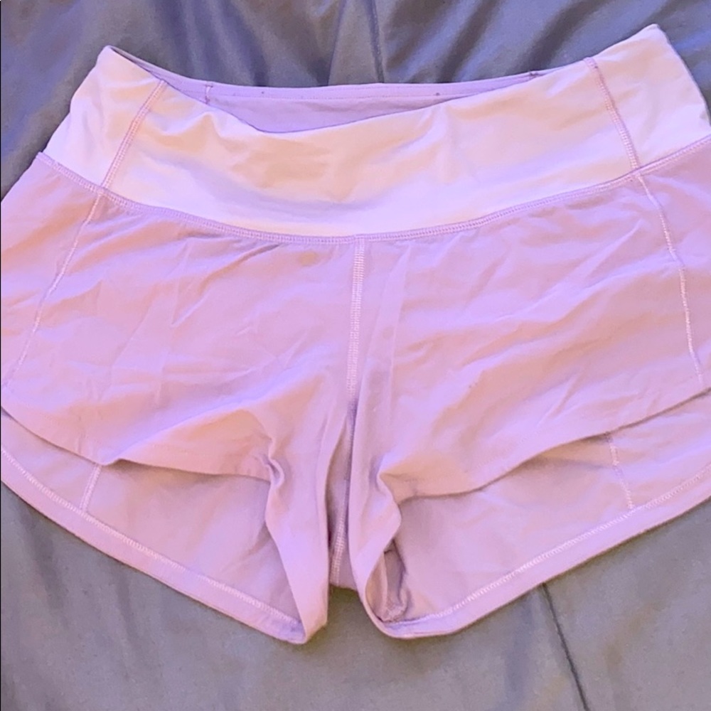 Pinkish purple lululemon shorts size 2